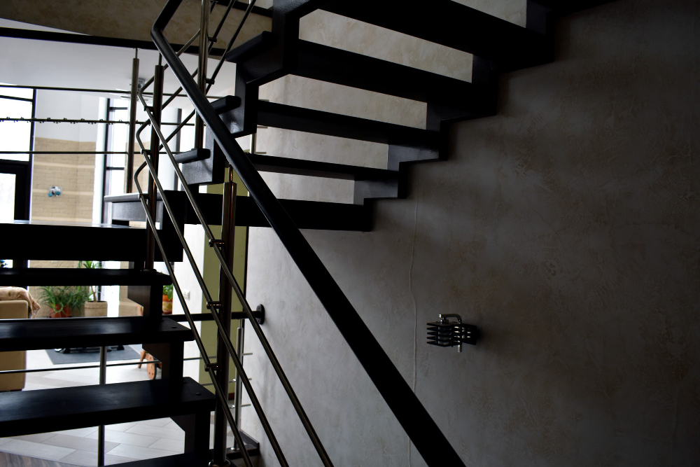 Garde corps escalier industriel 